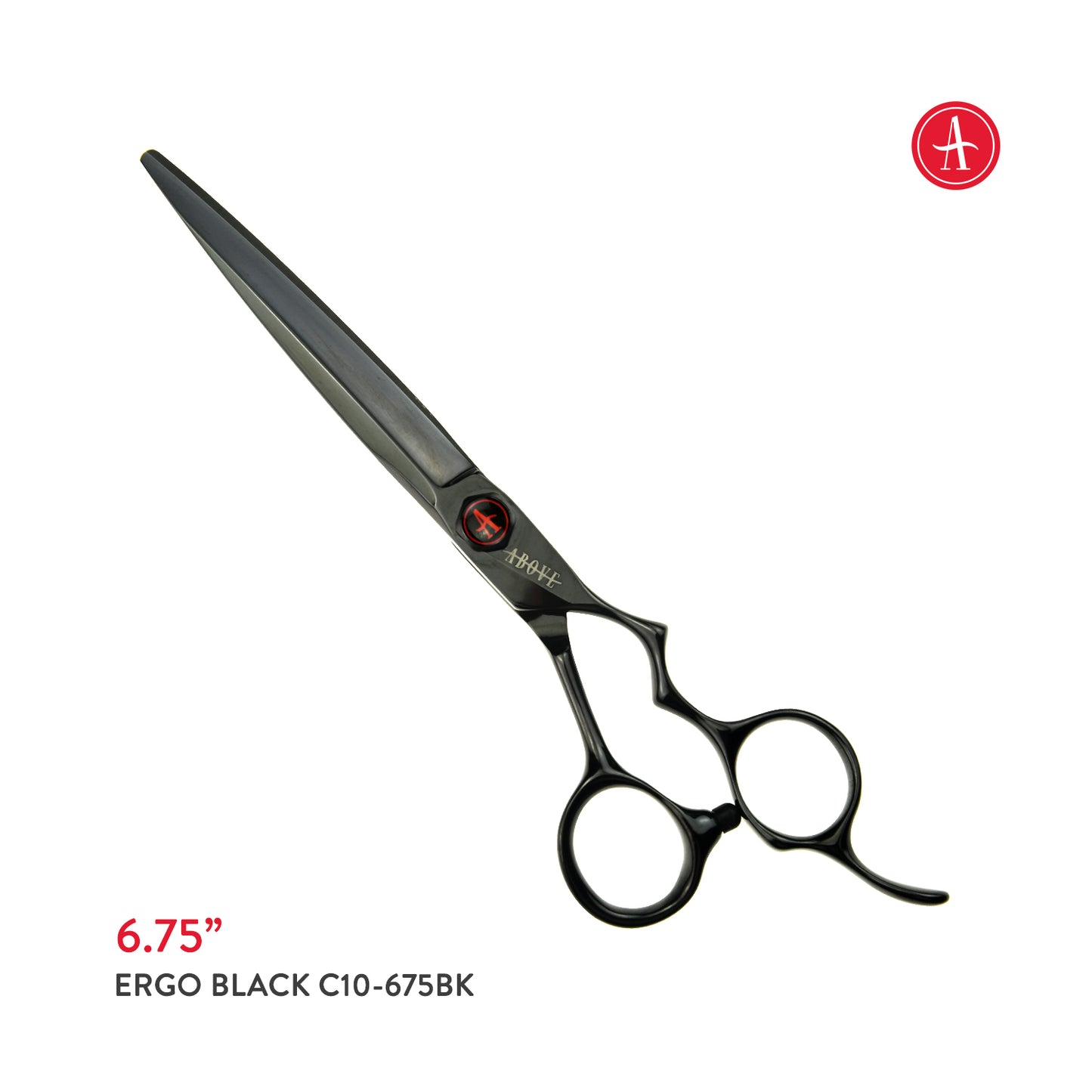 Above Ergo Black Hair Cutting Shears – 5.5", 6", 6.75"