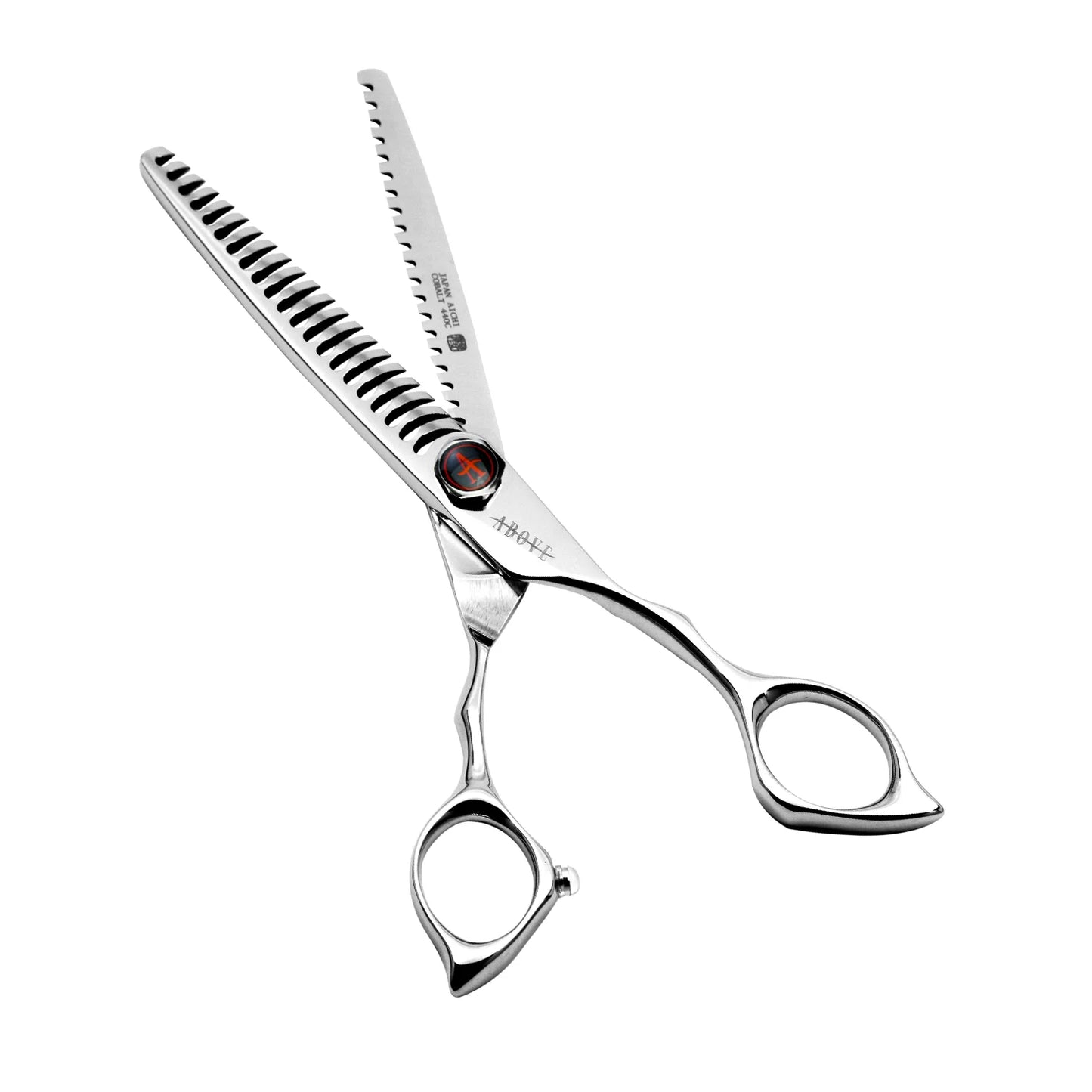 Above Flipper 21TT No-Line Dual Tooth) Blending Shears – 6.0"