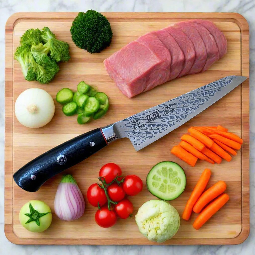 Dragon Storm Honesuki 6"