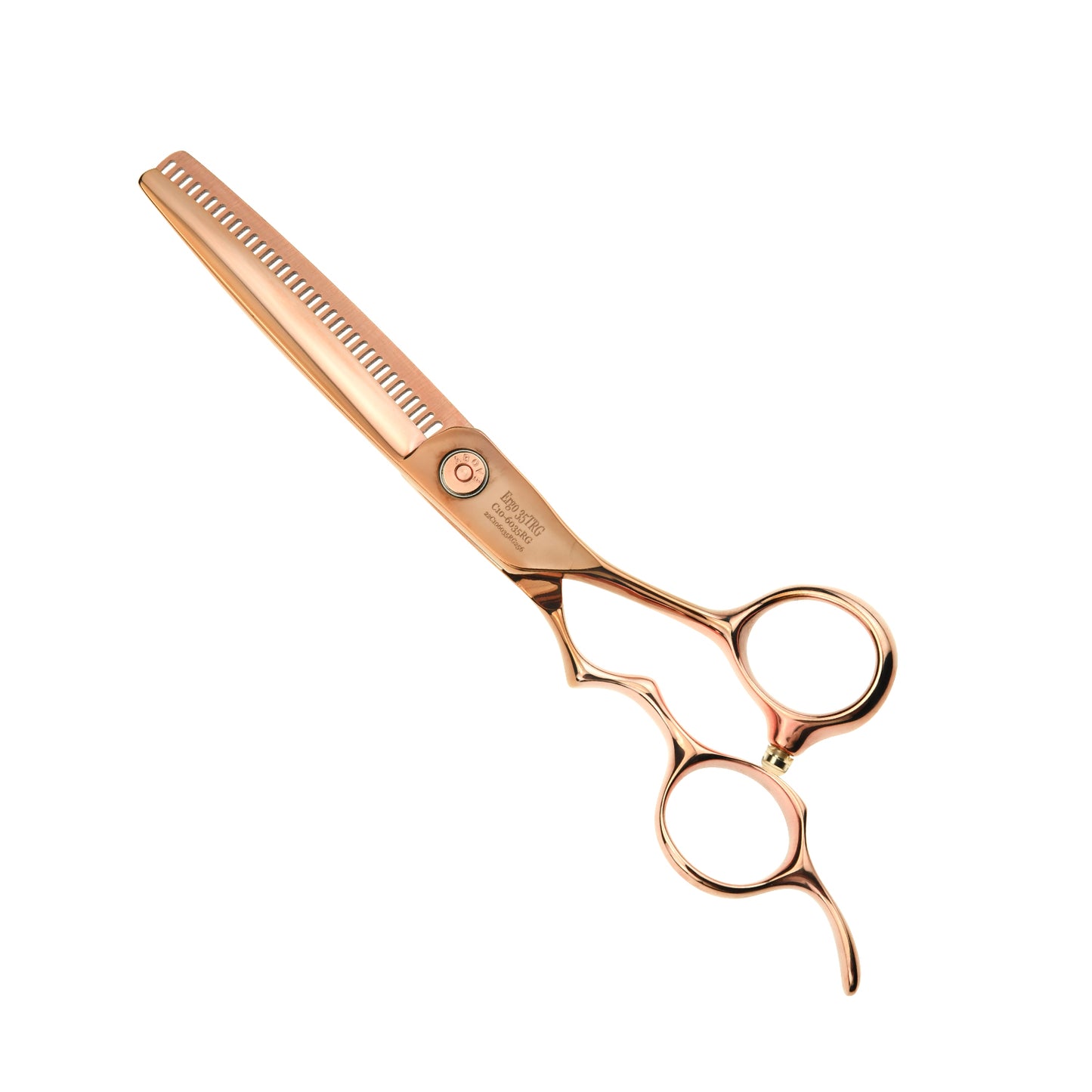 Above Ergo Rose Gold 35T No-Line Blending Hair Cutting Shears – 6"