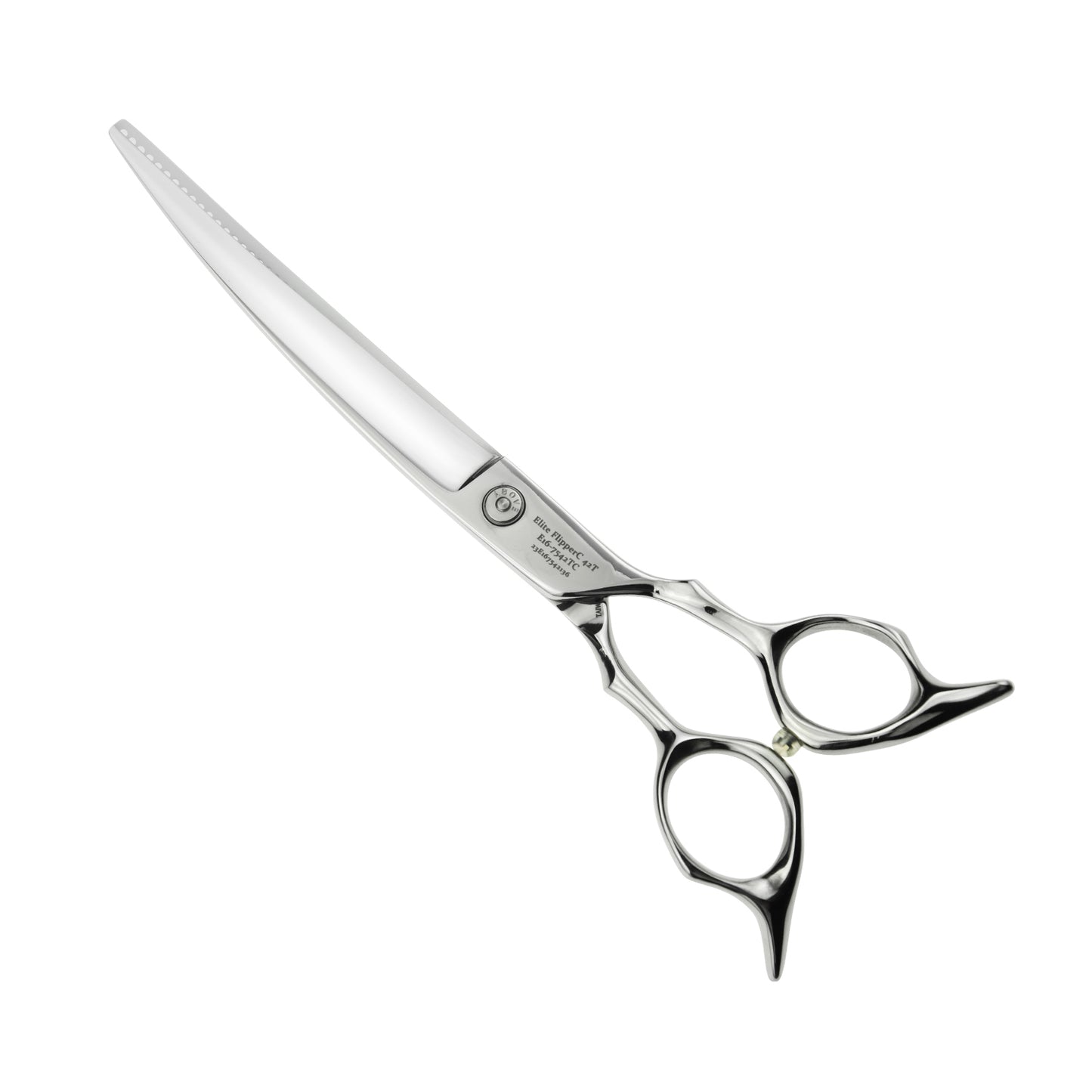 Above Elite Pet Grooming 42T Flipper Curved Blending Shears- 7.5"