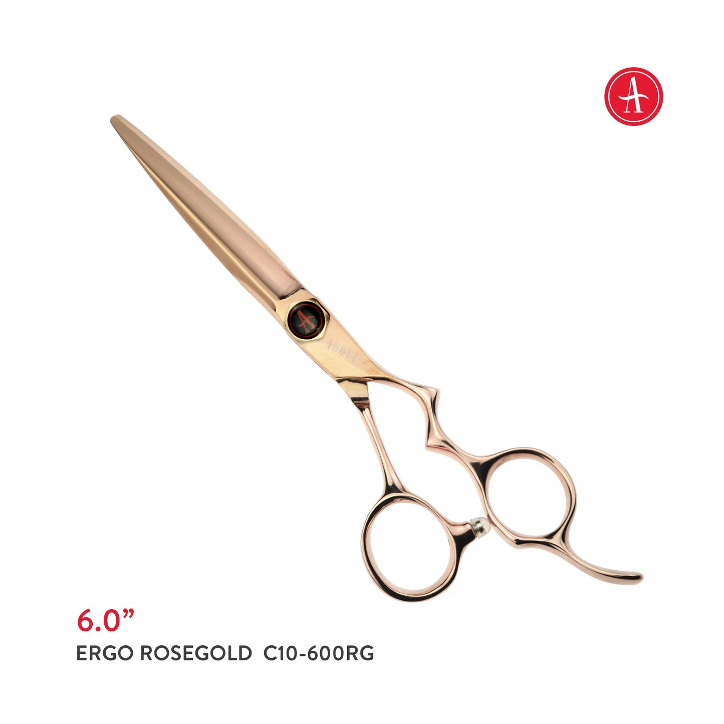 Above Ergo Rose Gold Hair Cutting Shears – 5.5", 6.0", 6.75"