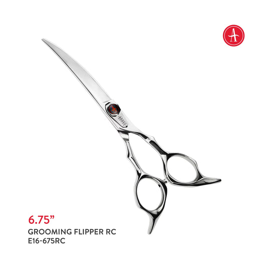 Above Pet Grooming Flipper Radical Curve 675 Shears – 6.75"