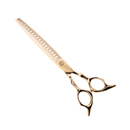 Above Elite Pet Grooming Rose Gold 19T Flipper Shears – 7.5"