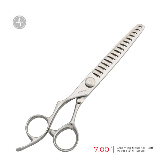Above Master Pet Grooming 16T Chunker Lefty Shears – 7"