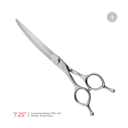 Above Master Pet Grooming Curved Lefty Shears – 7.25"