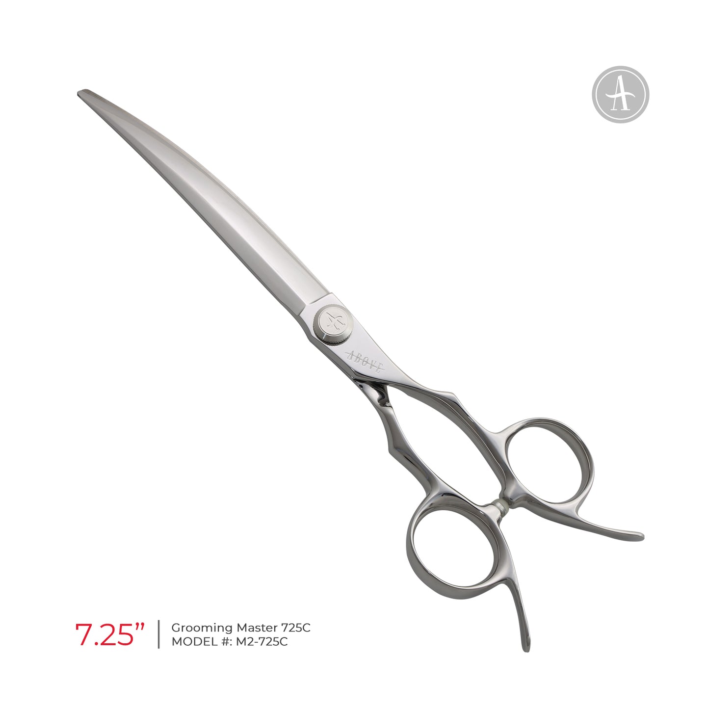 Above Master Pet Grooming Curved Shears – 7.25", 7.75"